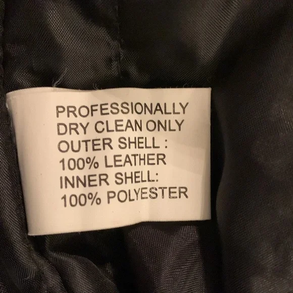 Mossi black leather jacket. Size 14. Armpit to armpit is approx 21 inches - Picture 4 of 13